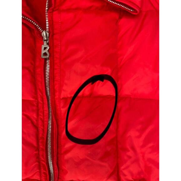 Bogner Women's Quilted Red Goose Down Filled Puffer Ski Snow Jacket Size 42/XL - Picture 10 of 15